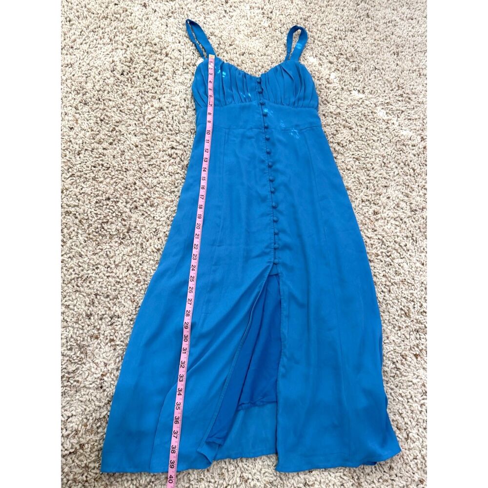 Abercrombie & Fitch Blue Midi Dress - Picture 11 of 13